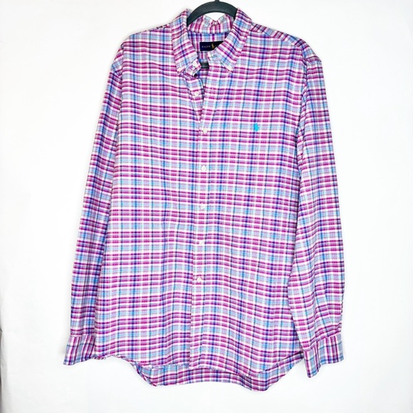 Ralph Lauren | Plaid Long Sleeve Button Down - Picture 1 of 4